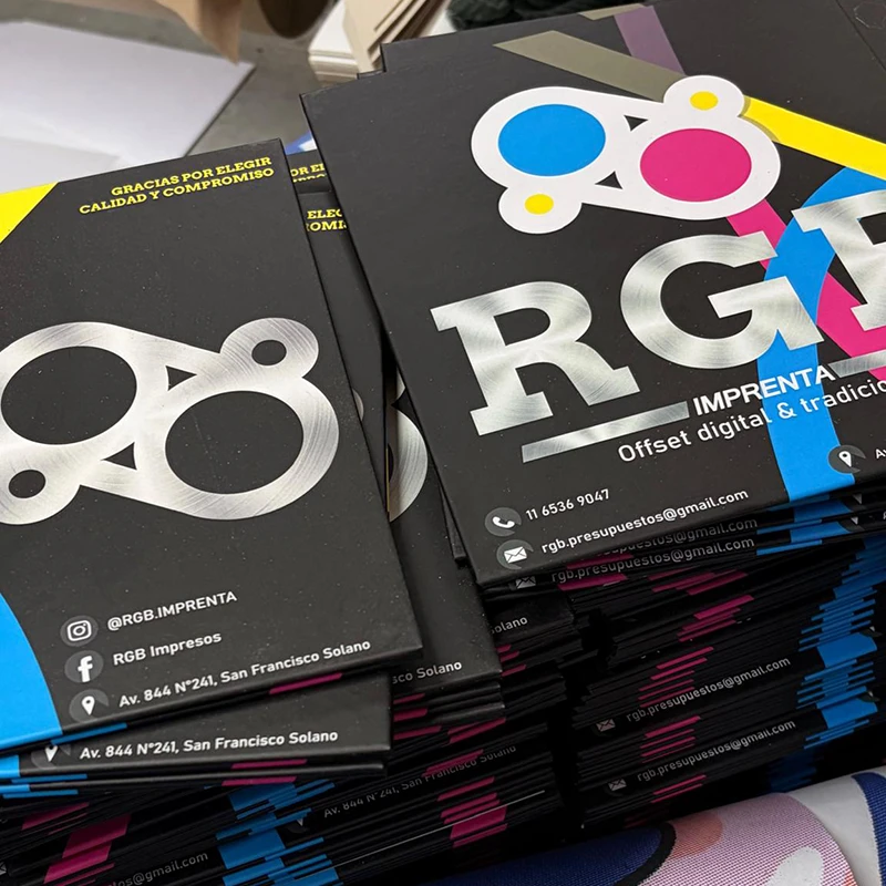 Tapas personalizadas RGB Imprenta